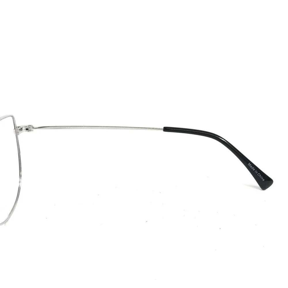 Adin Thomas Eyeglasses Frames AT-542 C2 Black Chrome Cat Eye Wire Rim 52-18-140